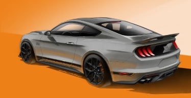 2021 Mustang Mach 1 3/4 Rear